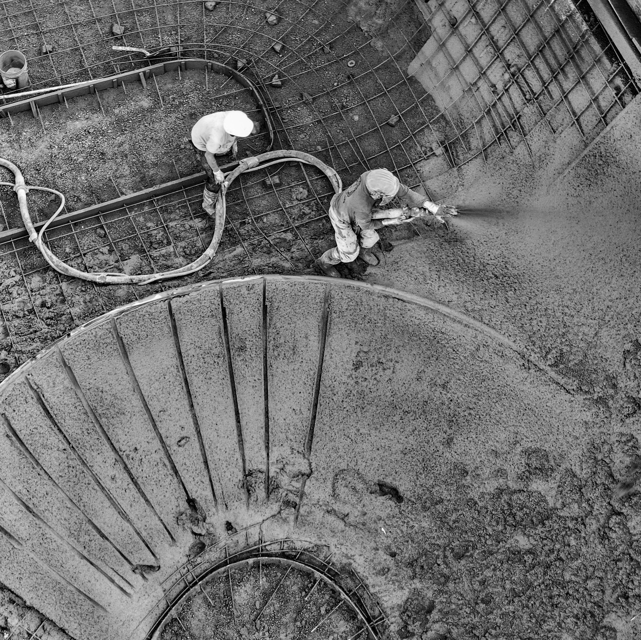 Shotcrete sculpting in Spokane, Washington 💨