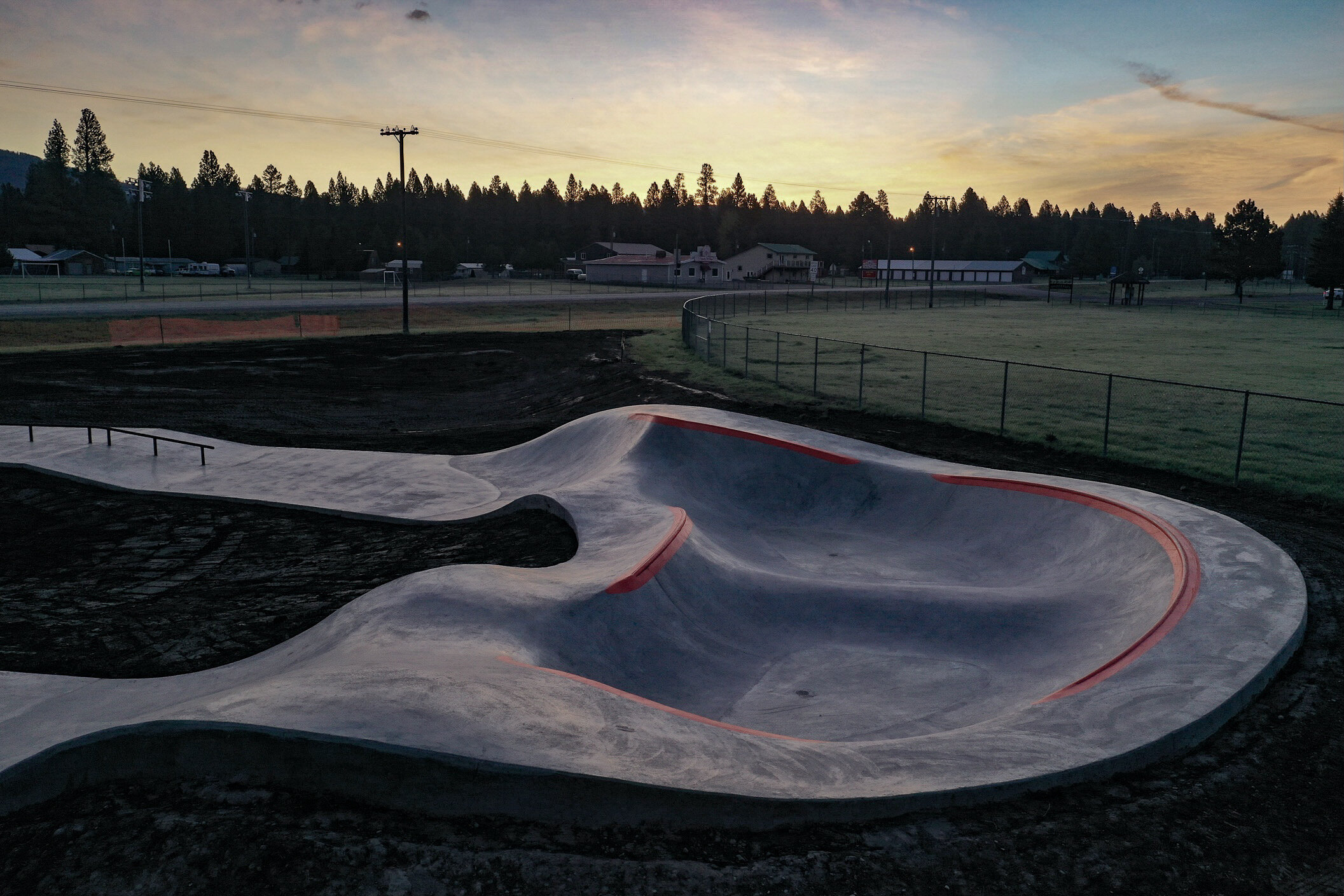 Another stop on the Lincoln, Montana skatepath 🔀