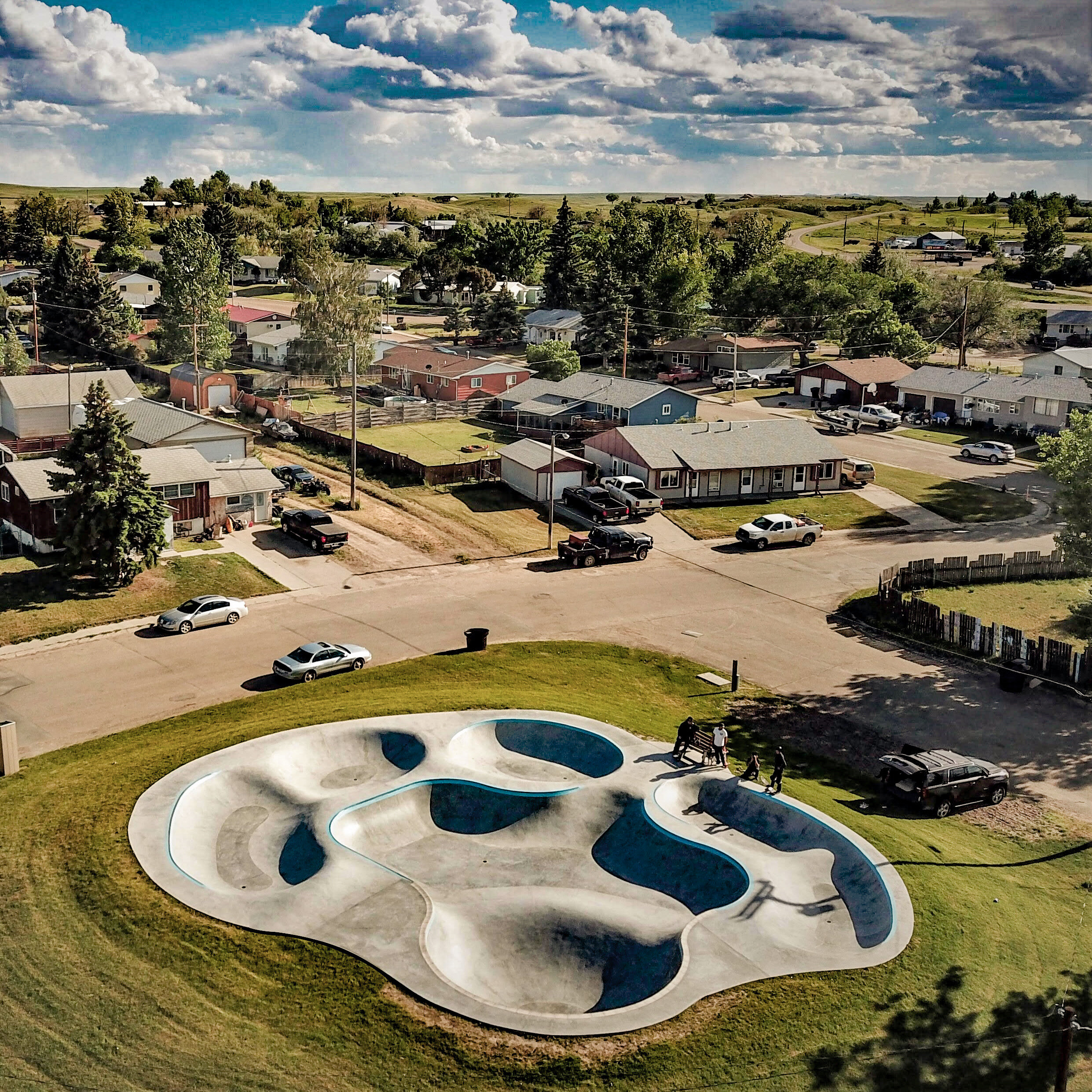 Little mini skatepark in Malta, Montana ✨ Another Montana Pool Service production 💯