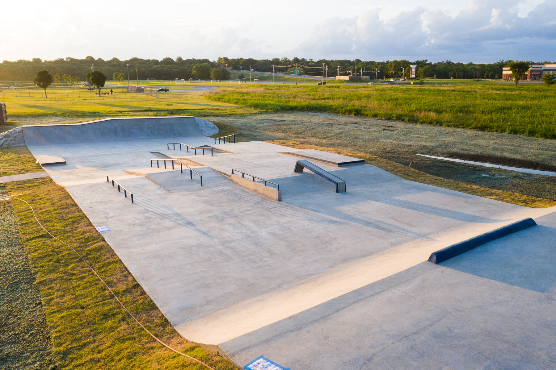 Construction by Evergreen Skateparks, Design by Ryan Crane