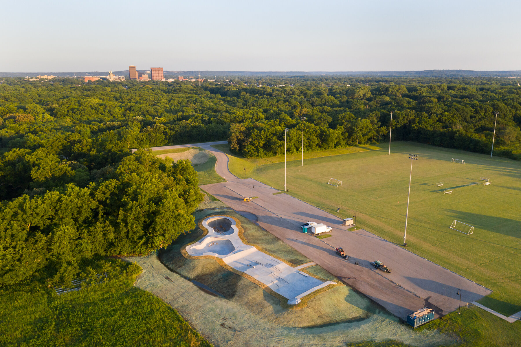 Construction by Evergreen Skateparks, Design by Ryan Crane