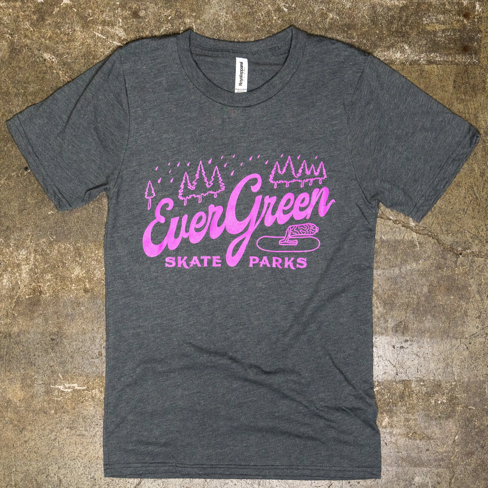 "Script" Short Sleeve Unisex Crew Tee