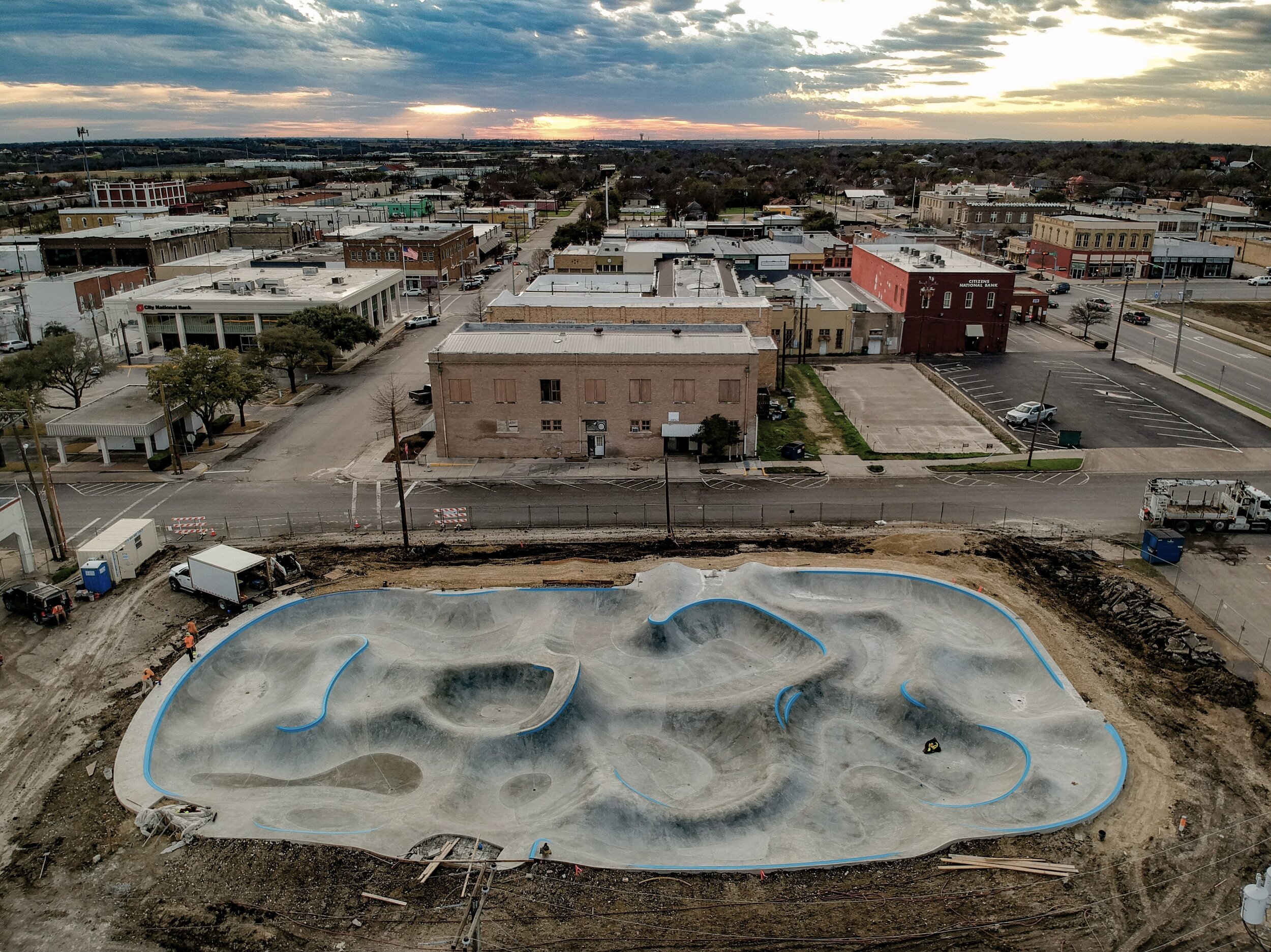 2018 throwback to the Taylor Skatepark construction