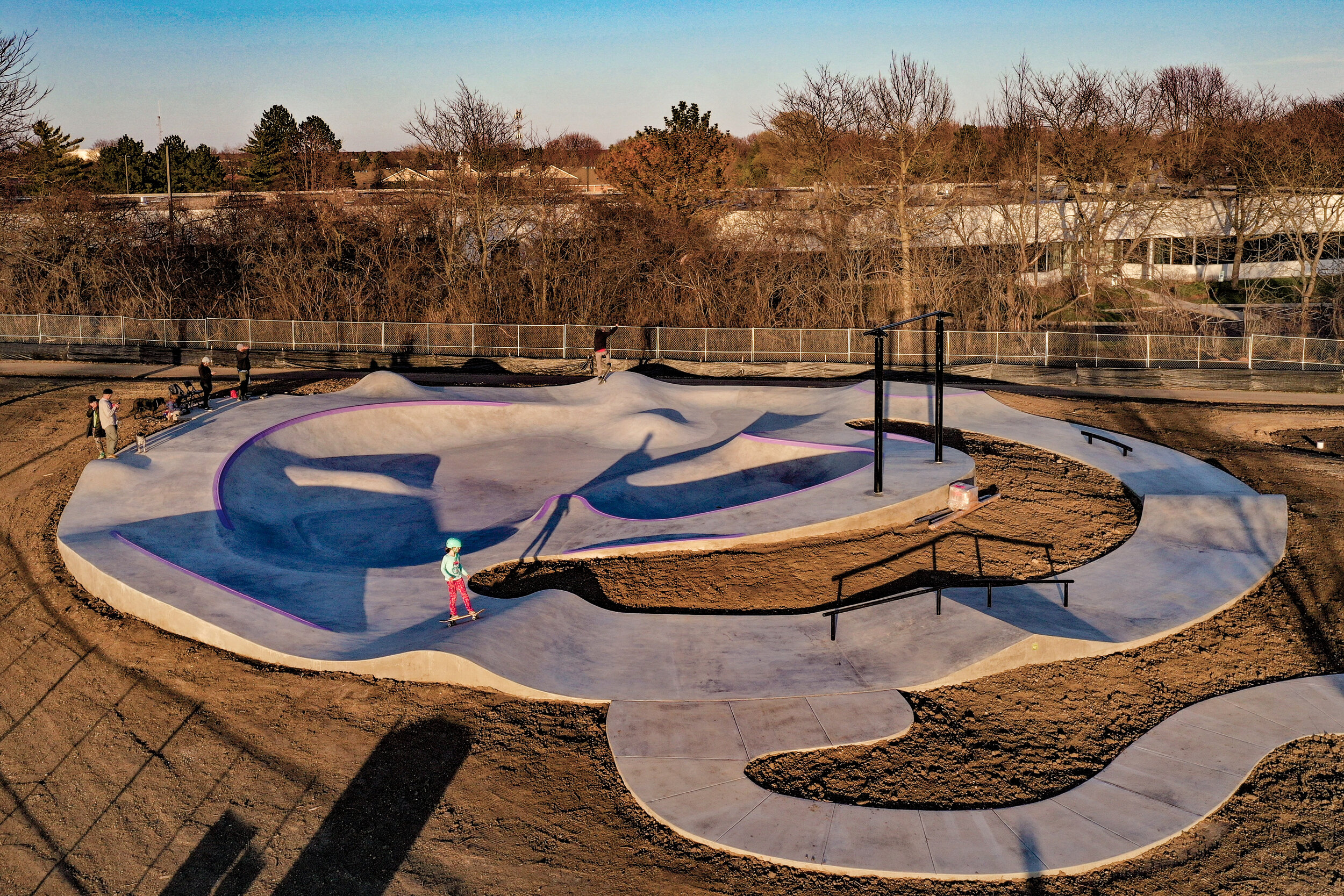 Perfect neighborhood mini skatepark 👌🏽