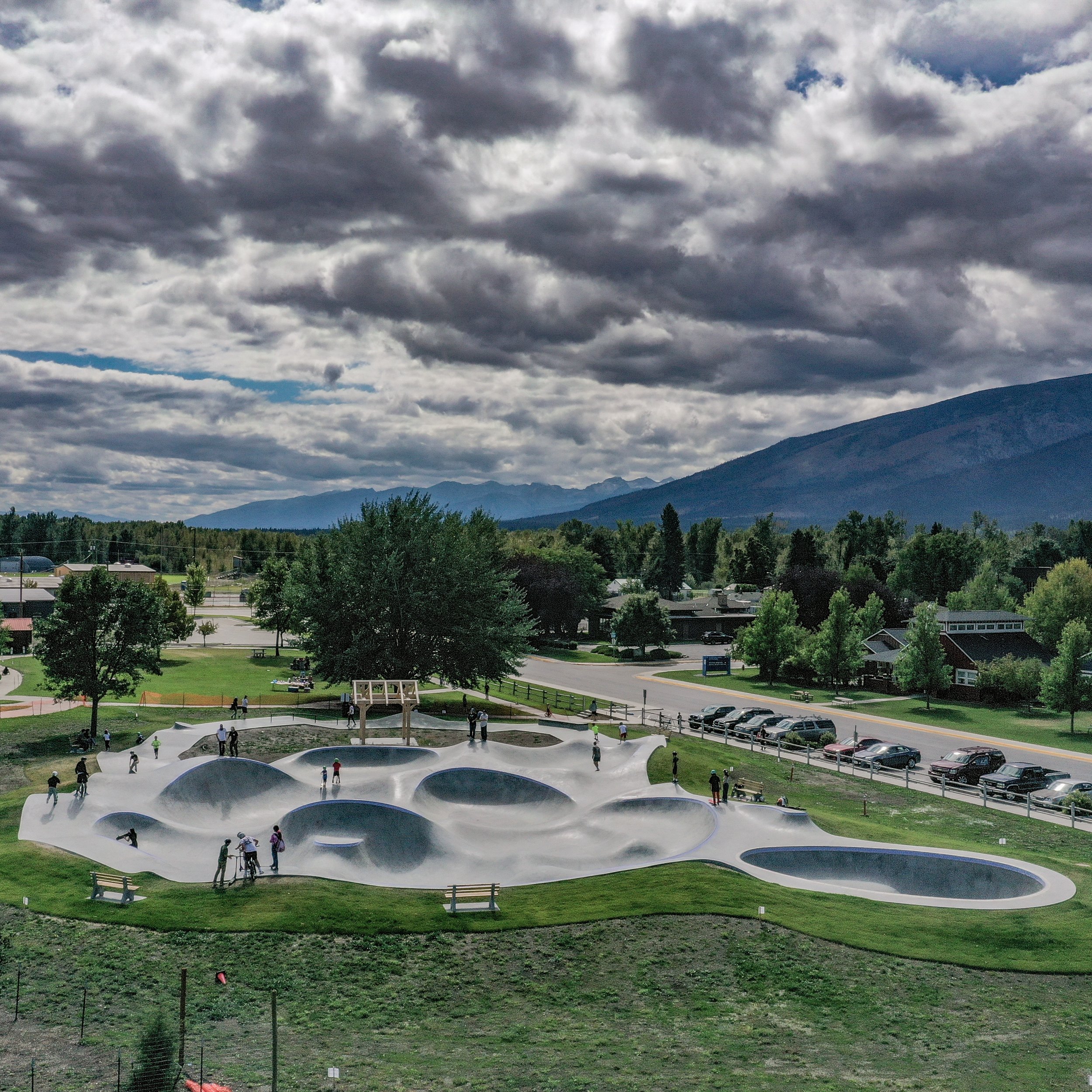 a Beautiful skatepark for a beautiful place 