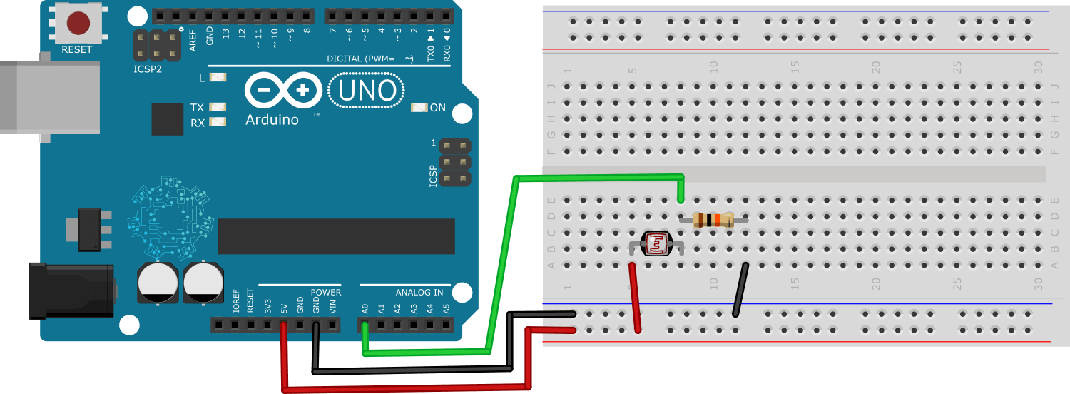 Arduino - fotoresistencia.