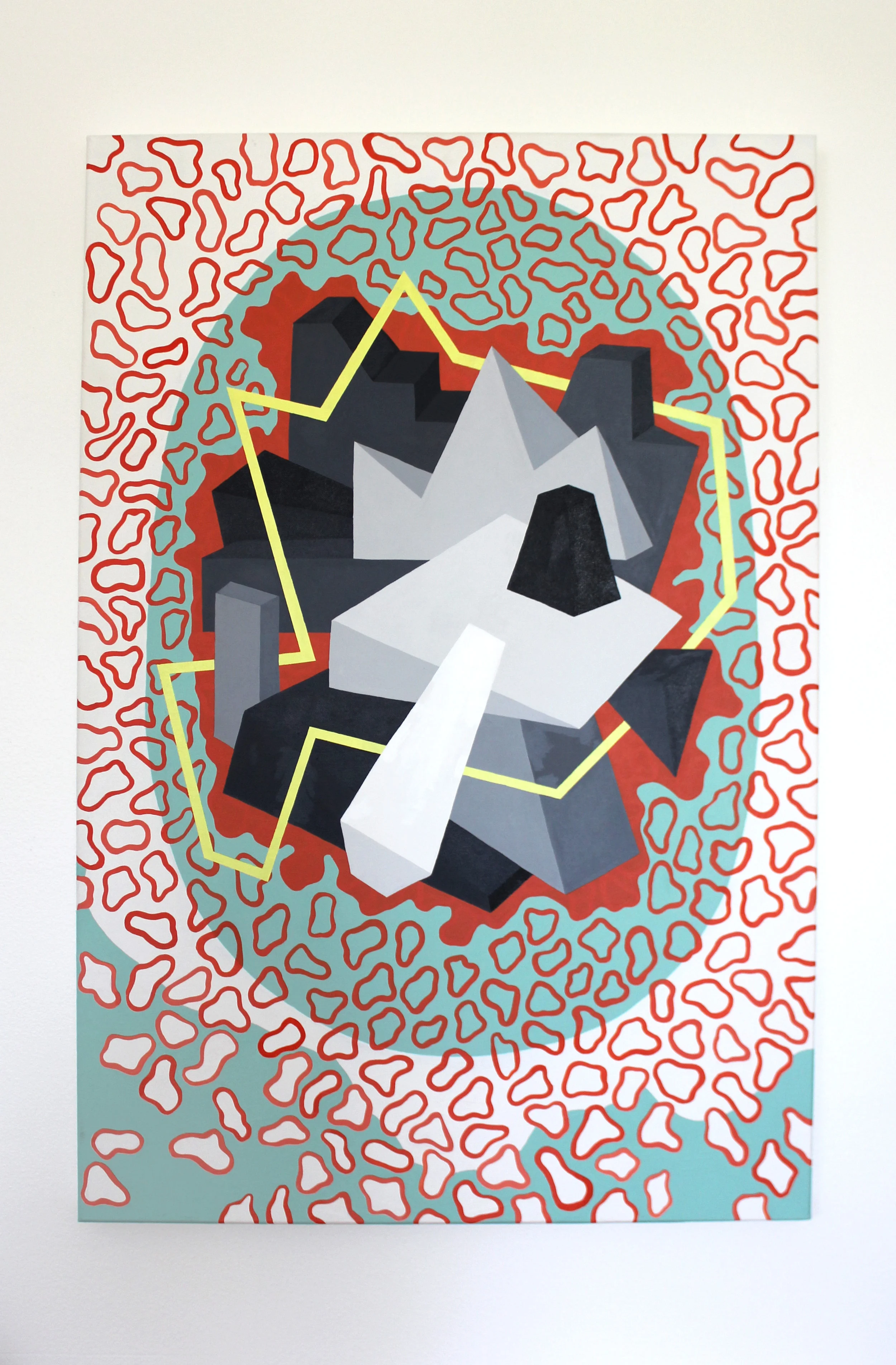 RANDOM T Acrylic on canvas. 2016