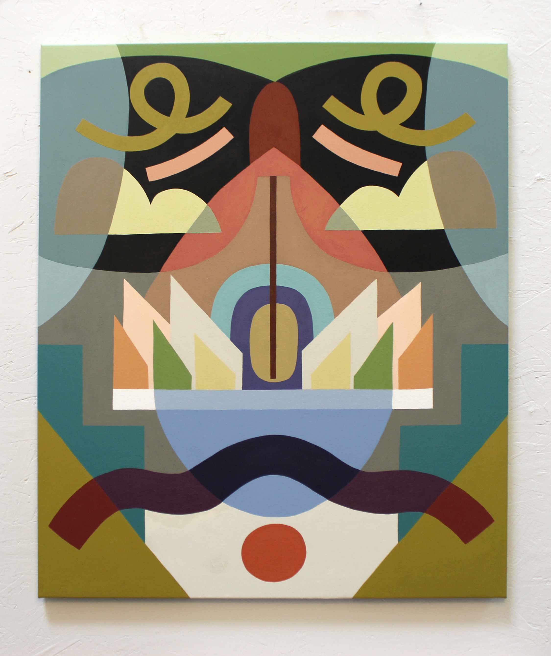 Opposite Symmetry #2 Acrylic on canvas. 2018