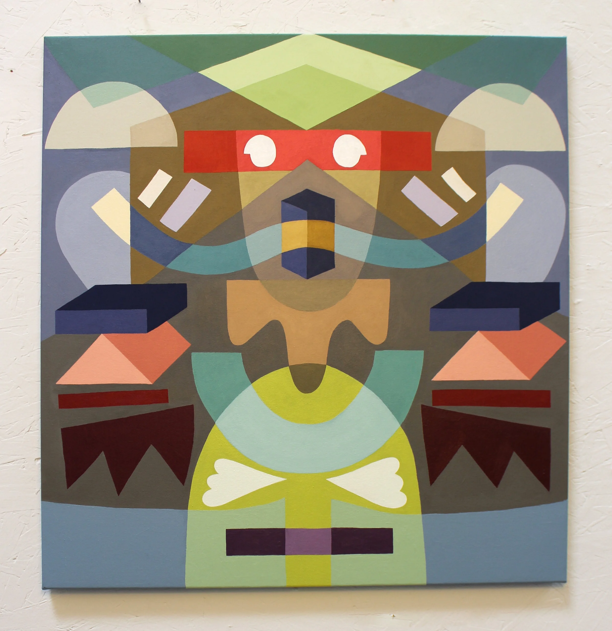 Opposite Symmetry #3 Acrylic on canvas. 2018