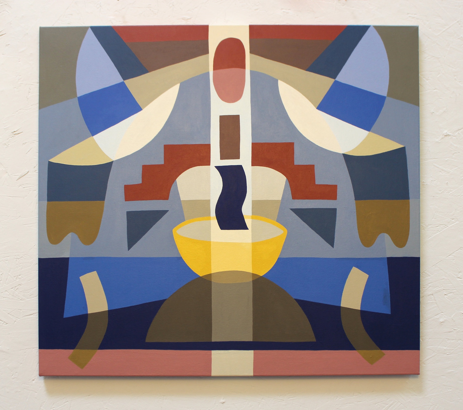 Opposite Symmetry #4 Acrylic on canvas. 2018
