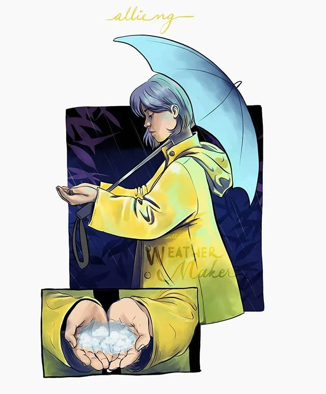 #drawwithheikala I decided to partake in @heikala 's #drawthisinyourstyle contest,  although I didn't finish it in time for entry. Oh well.  Hope you enjoy the #WeatherMaker by Heikala.