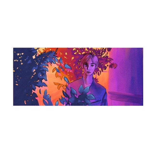 This took too long. Kpop music videos have such pretty color palettes. 
#kpop #reference #digitalillustration #illustration #got7 #marktuan #colors #autodesksketchbook #procreate