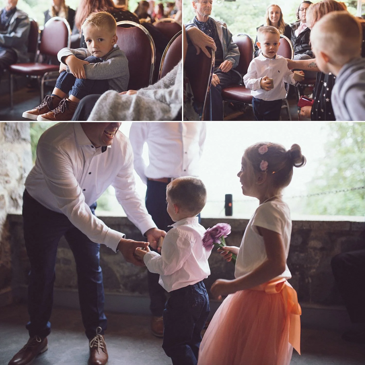 Lexi and Matt’s kids walk down the aisle