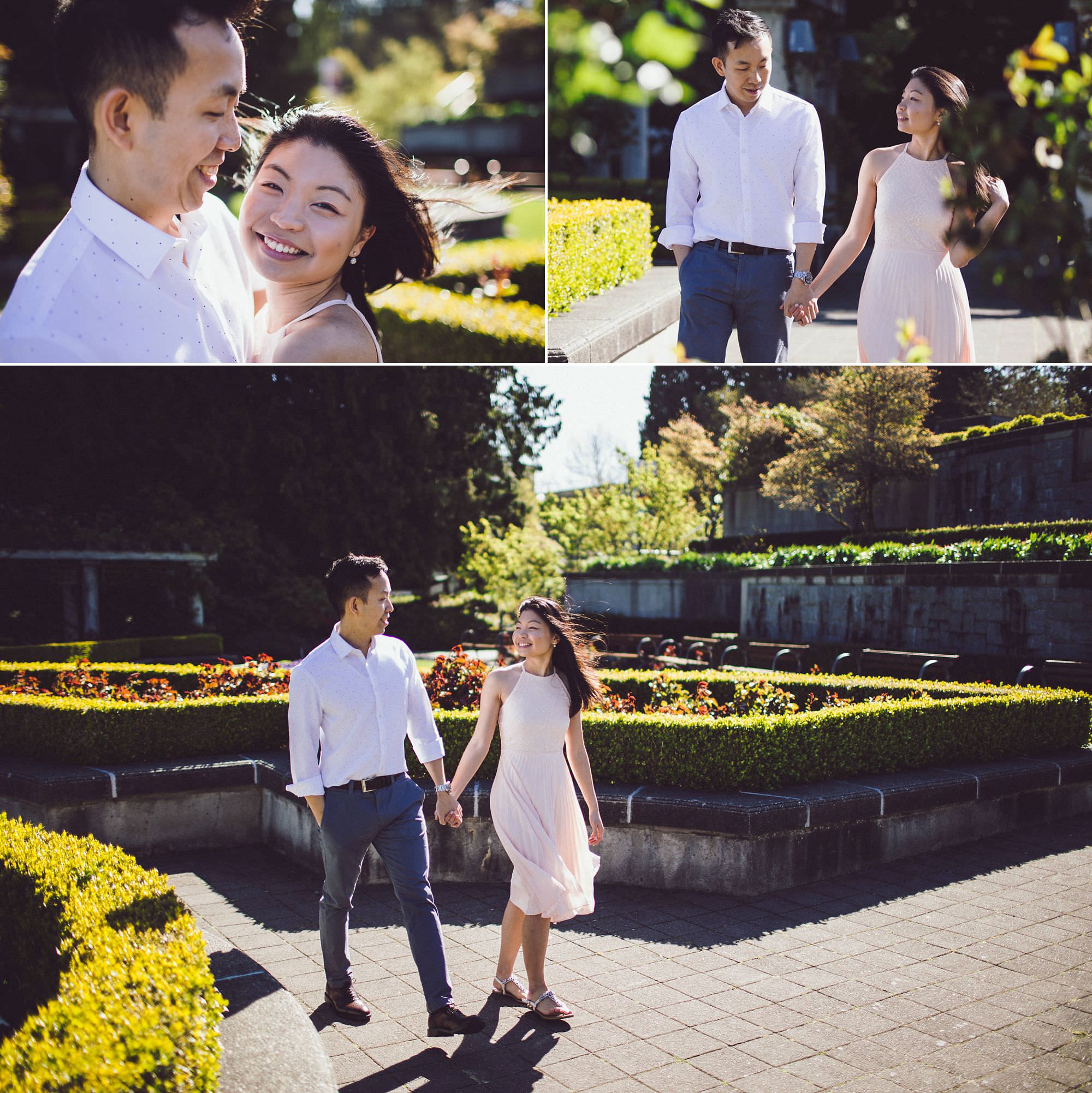 Elizabeth and Chris were rockstars, braving the chilly winds for some beautiful portraits in the Rose Garden!