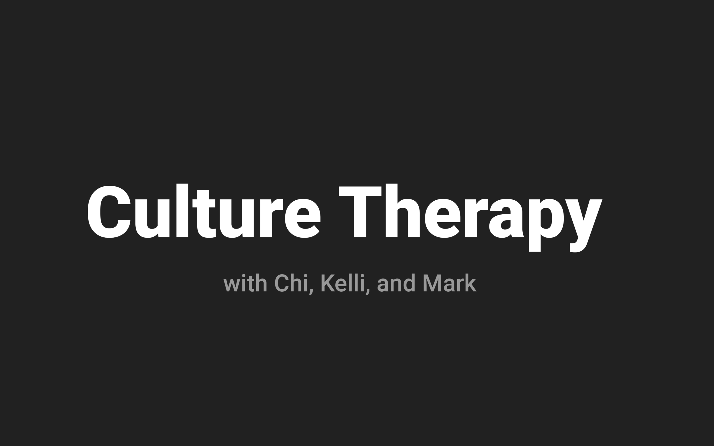 We want to talk to you about “culture therapy” for teams. We know that people want to grow in their careers, and we think that people also want to work well together.