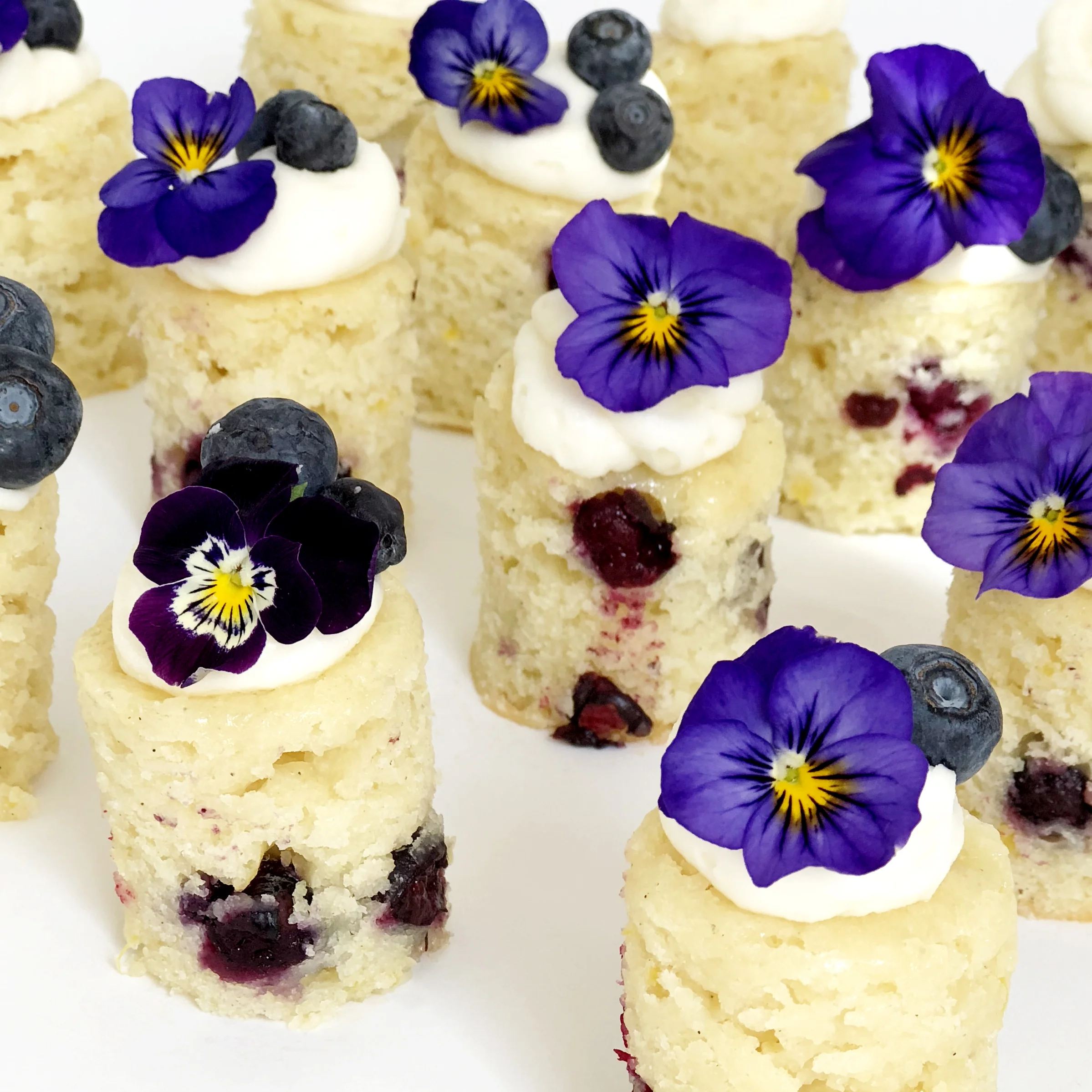 Lemon Blueberry Cakes