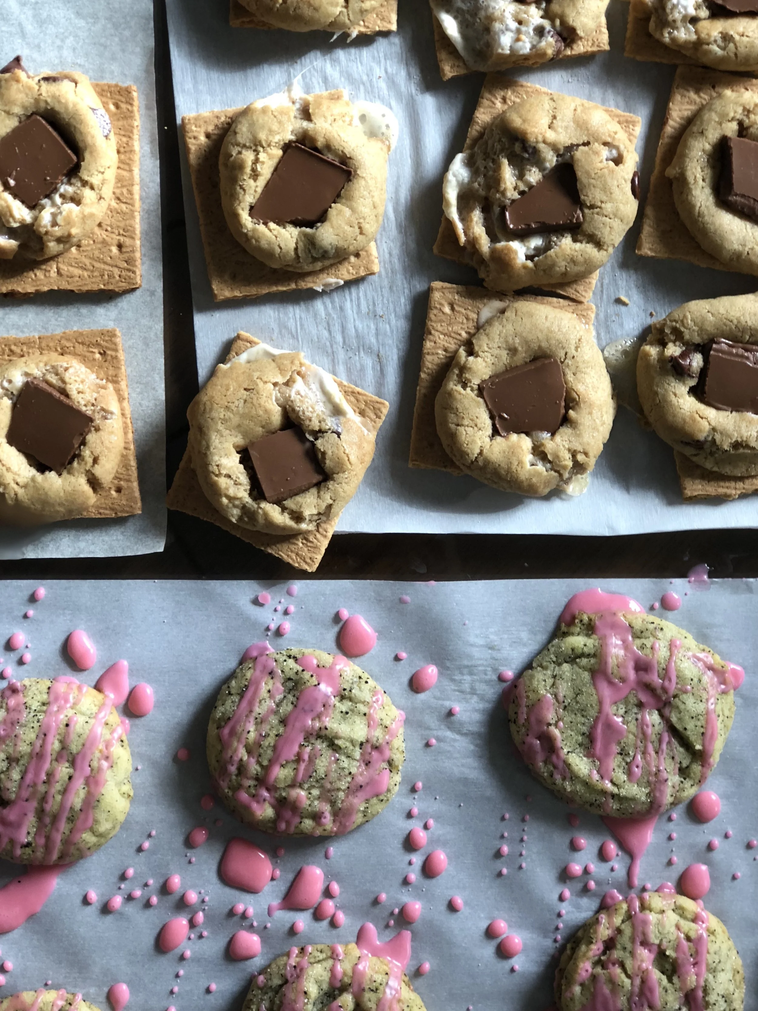 S'more and Earl Grey Cookies