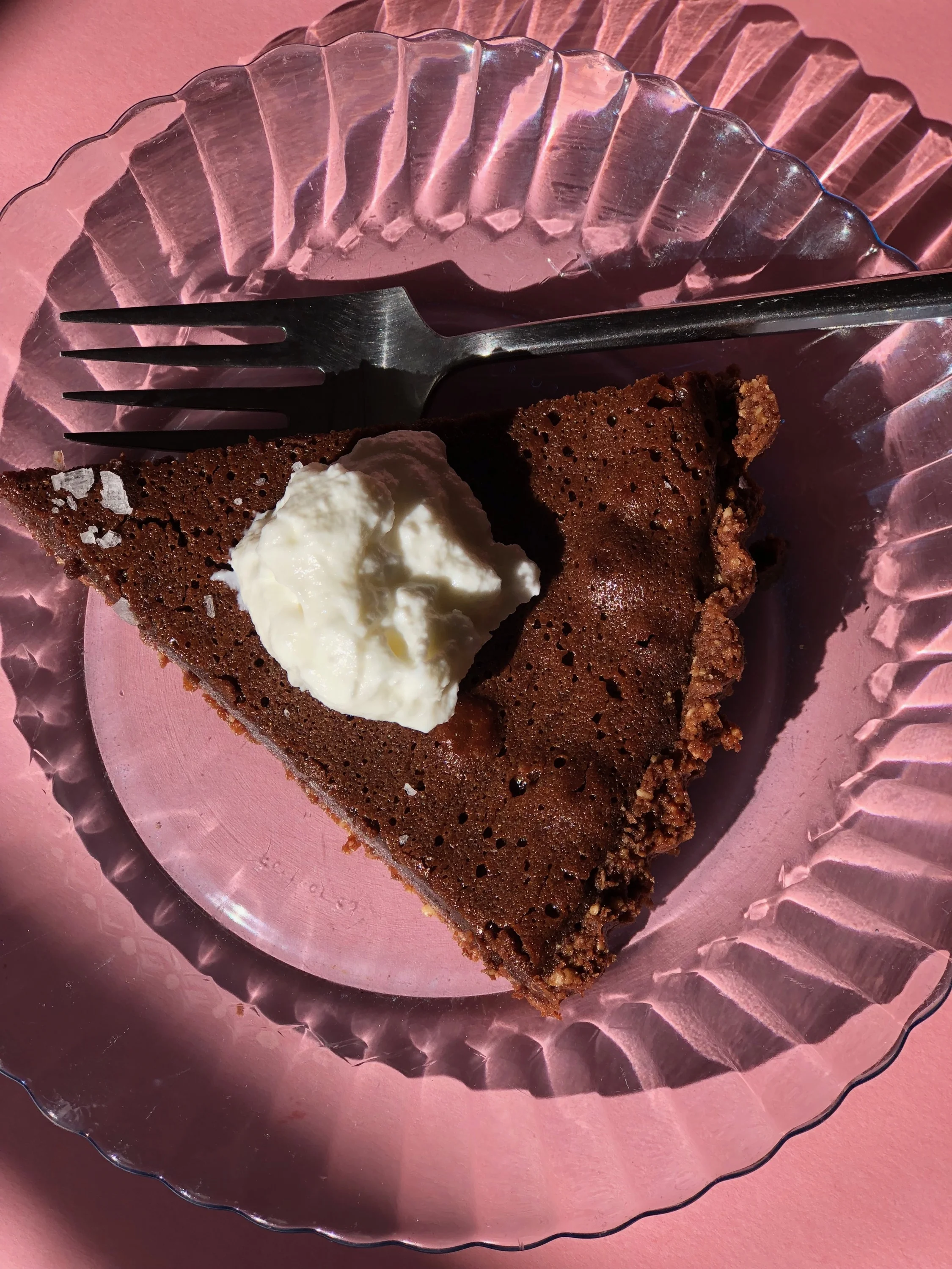Perfect Slice of Chocolate Tart