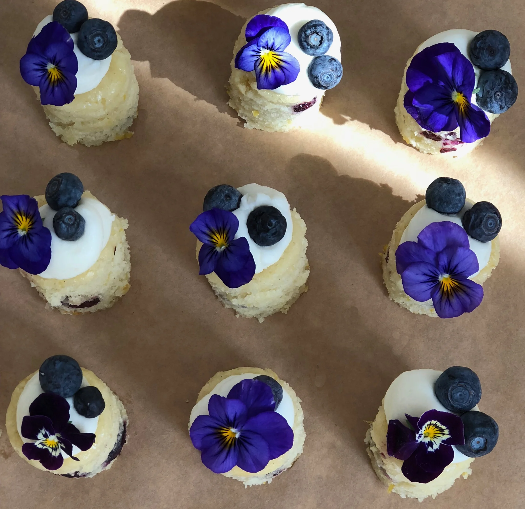 Mini Lemon Blueberry Cakes Take Two