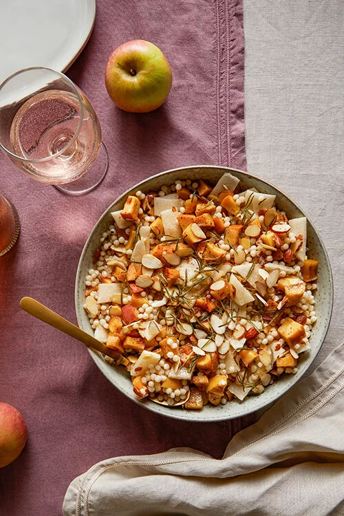Vegan Sumac Apple and Couscous salad