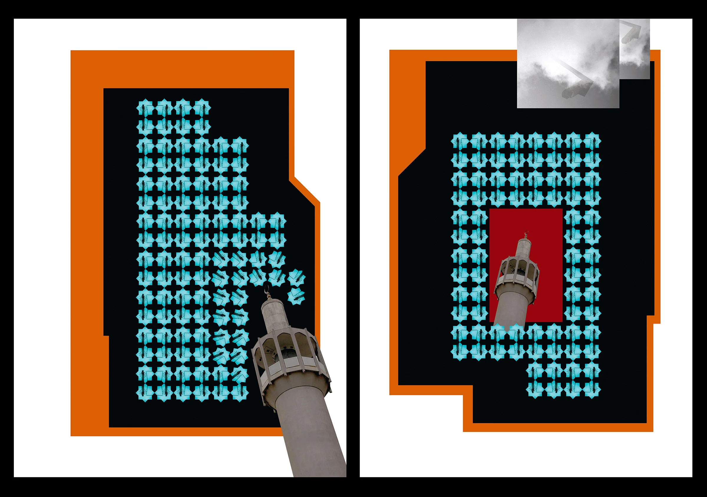 Diptych View We See Them and They See Red