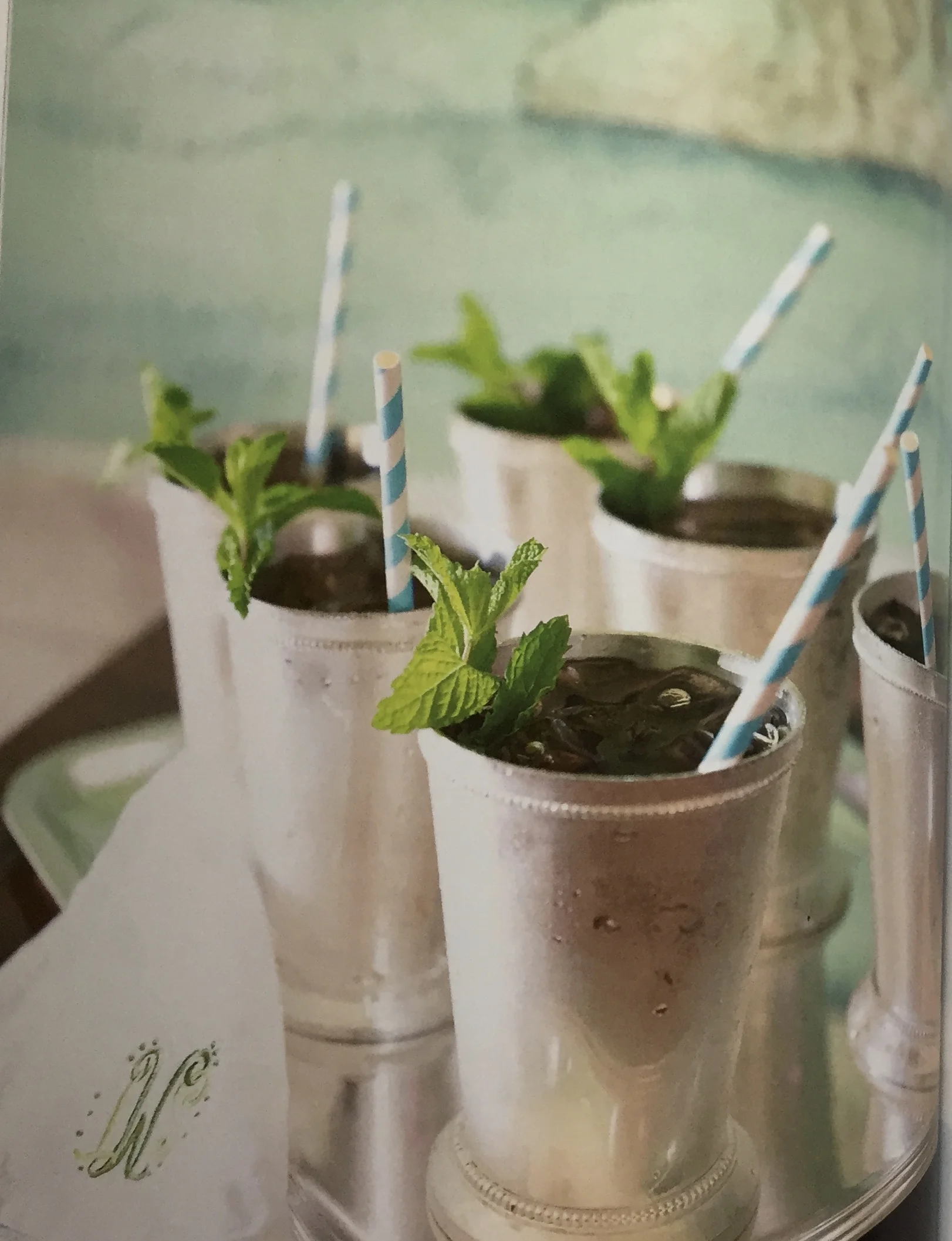 Photo of with the mint julep recipe