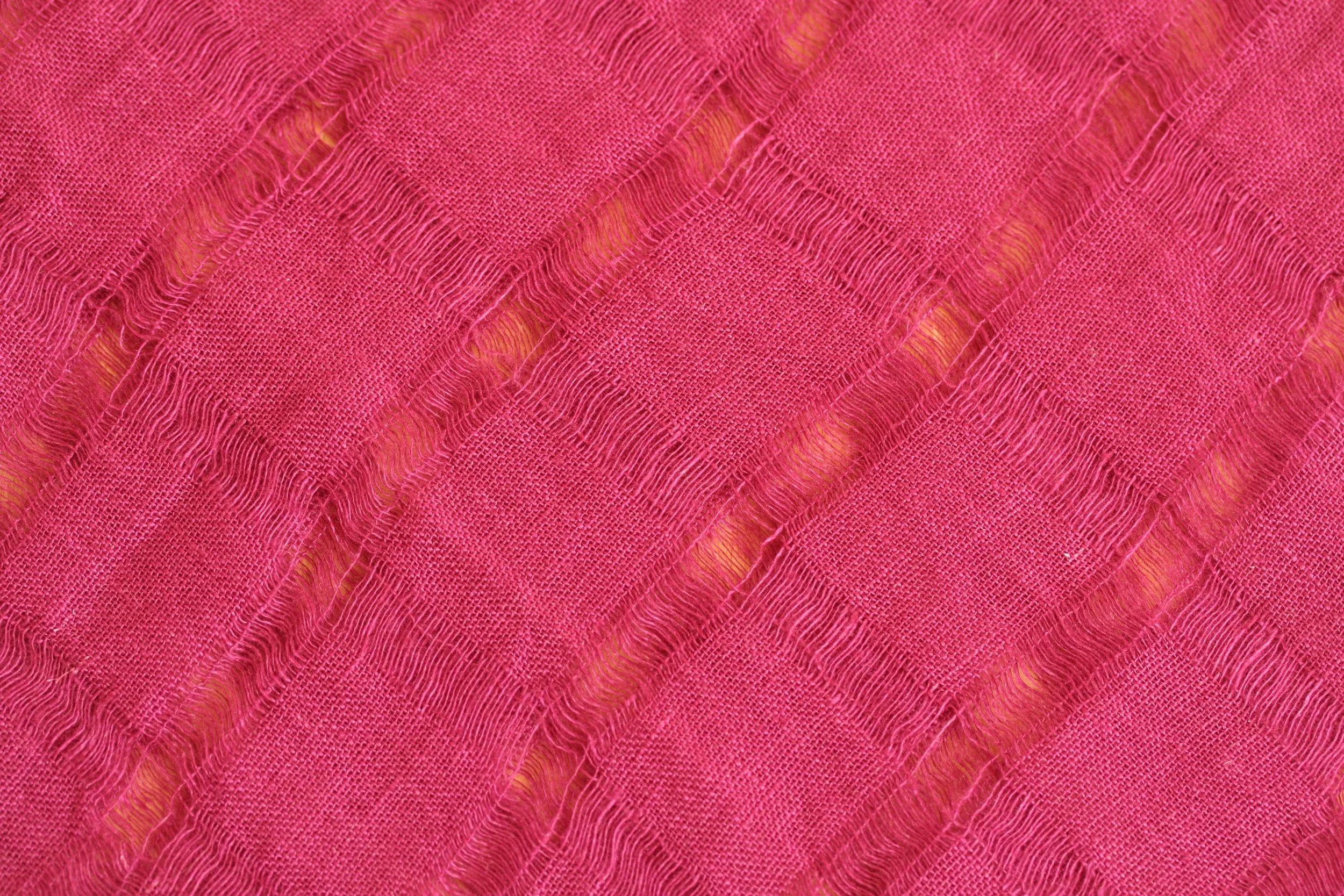 Raspberry — Premium linen wholesale poncho, Raspberry colour, from the FIO 9-colour collection.