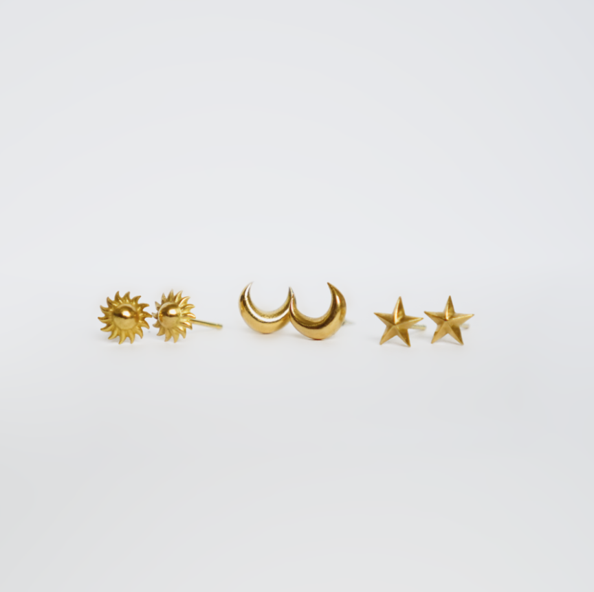 Hutch London Celestial Studs