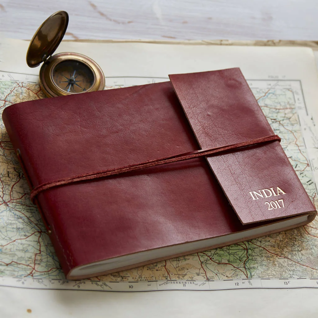 PERSONALISED LEATHER PHOTO ALBUM