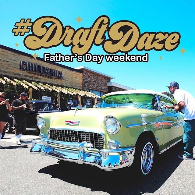 #DRAFTDAZE Father&rsquo;s Day Edition begins this Friday @ 12 pm!⁣
⁣
Come and check out our Beer Garden and enjoy $5 BEERS⁣
✨FRI 12-7⁣
✨SAT 12-7⁣
✨SUN 12-7⁣
⁣
📍Address: 3107 NEWPORT BLVD⁣ ⁣  NEWPORT BEACH, CA 92663⁣
⁣
#DRAFTDAZE #FathersDay #Chihuah