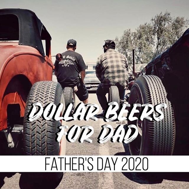 ✨Dollar Beers for Dad!✨⁣
⁣
Celebrate Father&rsquo;s Day this Sunday with Dollar Beers for Dads! Also, enjoy our #DRAFTDAZE Beer Garden from 12-7!⁣
⁣
📍Address: 3107 NEWPORT BLVD⁣  NEWPORT BEACH, CA 92663⁣
⁣
⁣📸: @ninergirlphotography ⁣
#DRAFTDAZE #Fa