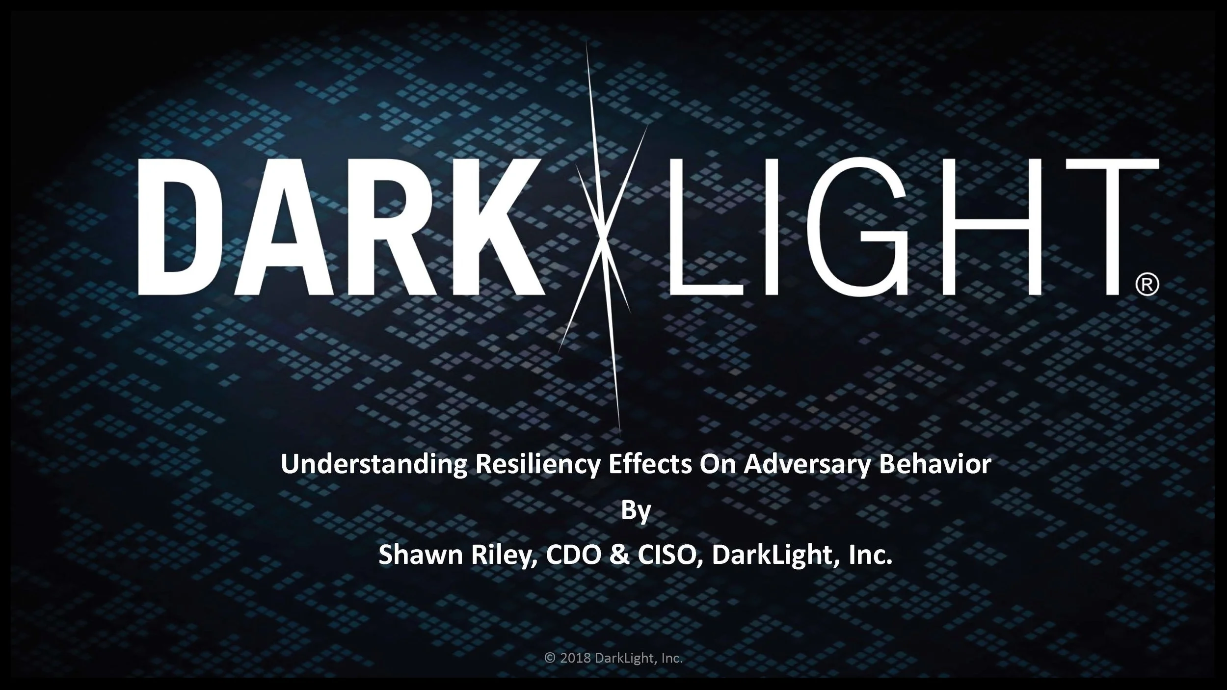 Understanding Resiliency Effects on Adversary Behaviors