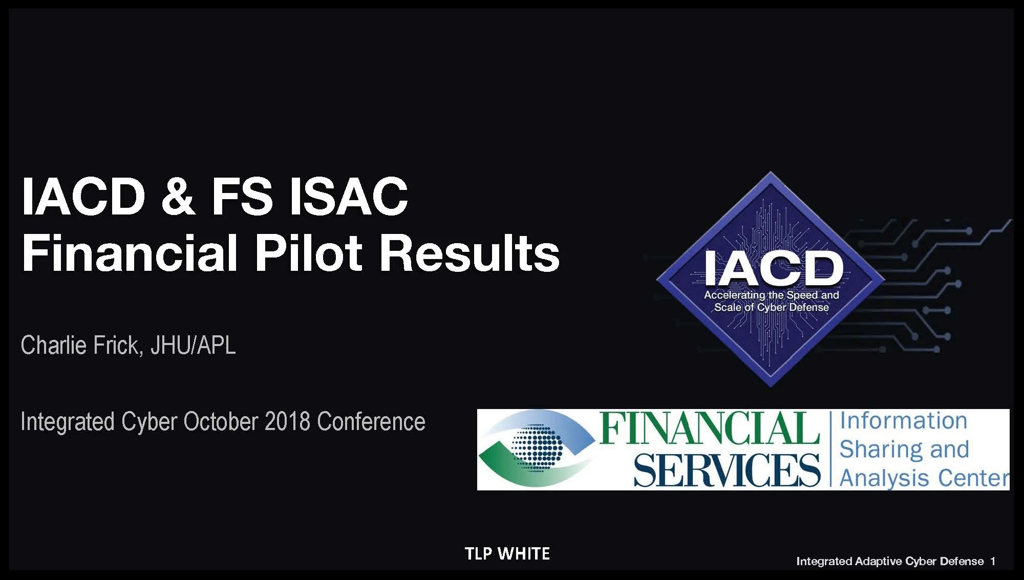 Financial Sector Pilot Lessons Learned