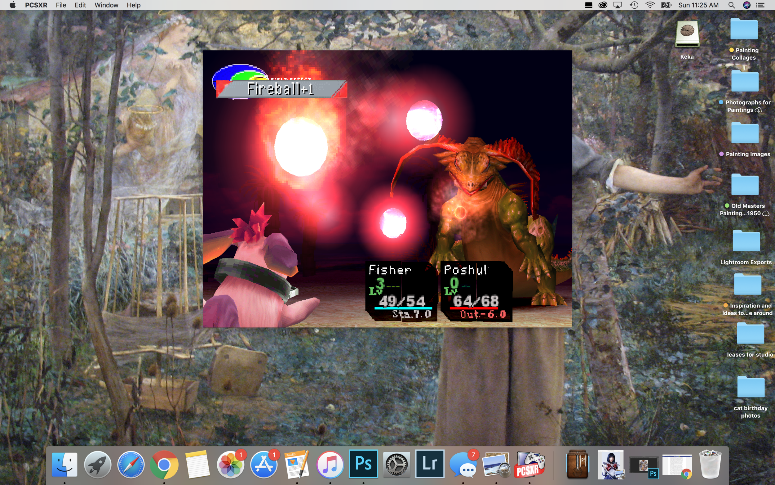 hahahah, Poshul with a fireball