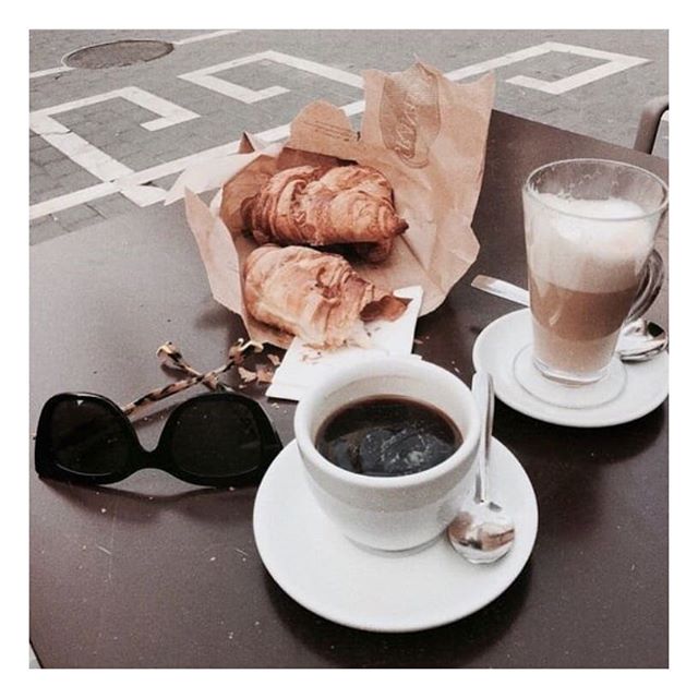 Sunday's are the best for treating yourself! Is there anything better than coffee and croissants?!