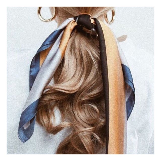 A hair scarf will polish any weekend look!