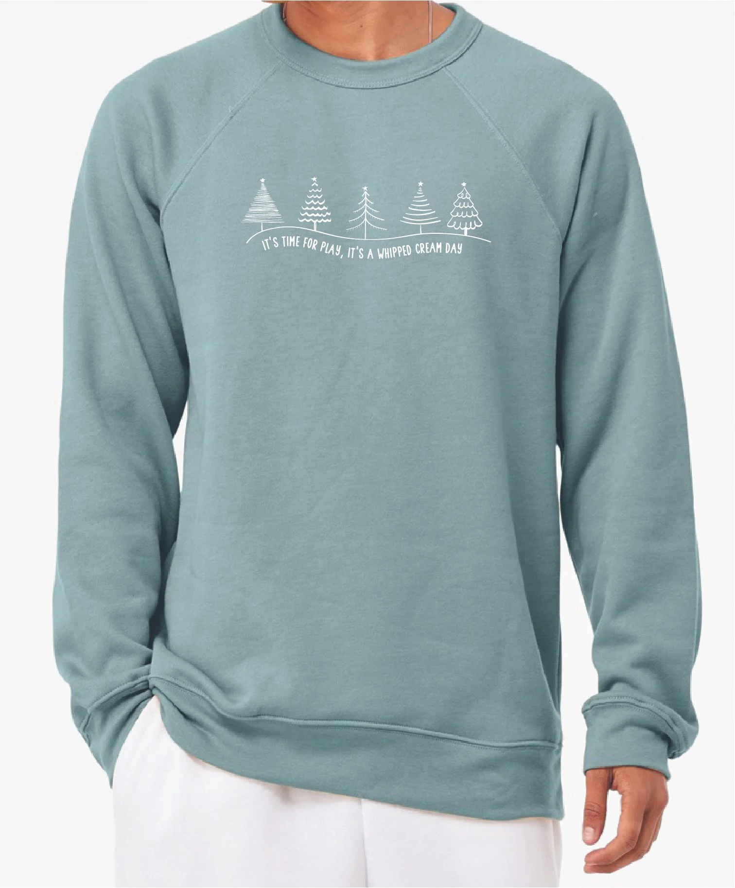 marshmallow world - Adult Sweatshirt