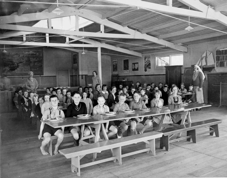 'Otaki health camp, 1940s', URL: https://nzhistory.govt.nz/media/photo/otaki-health-camp, (Ministry for Culture and Heritage), updated 15-May-2017