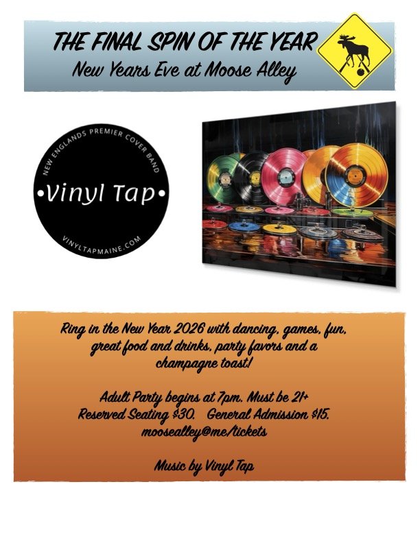 The Final Spin of the Year! New Year's Eve Party!