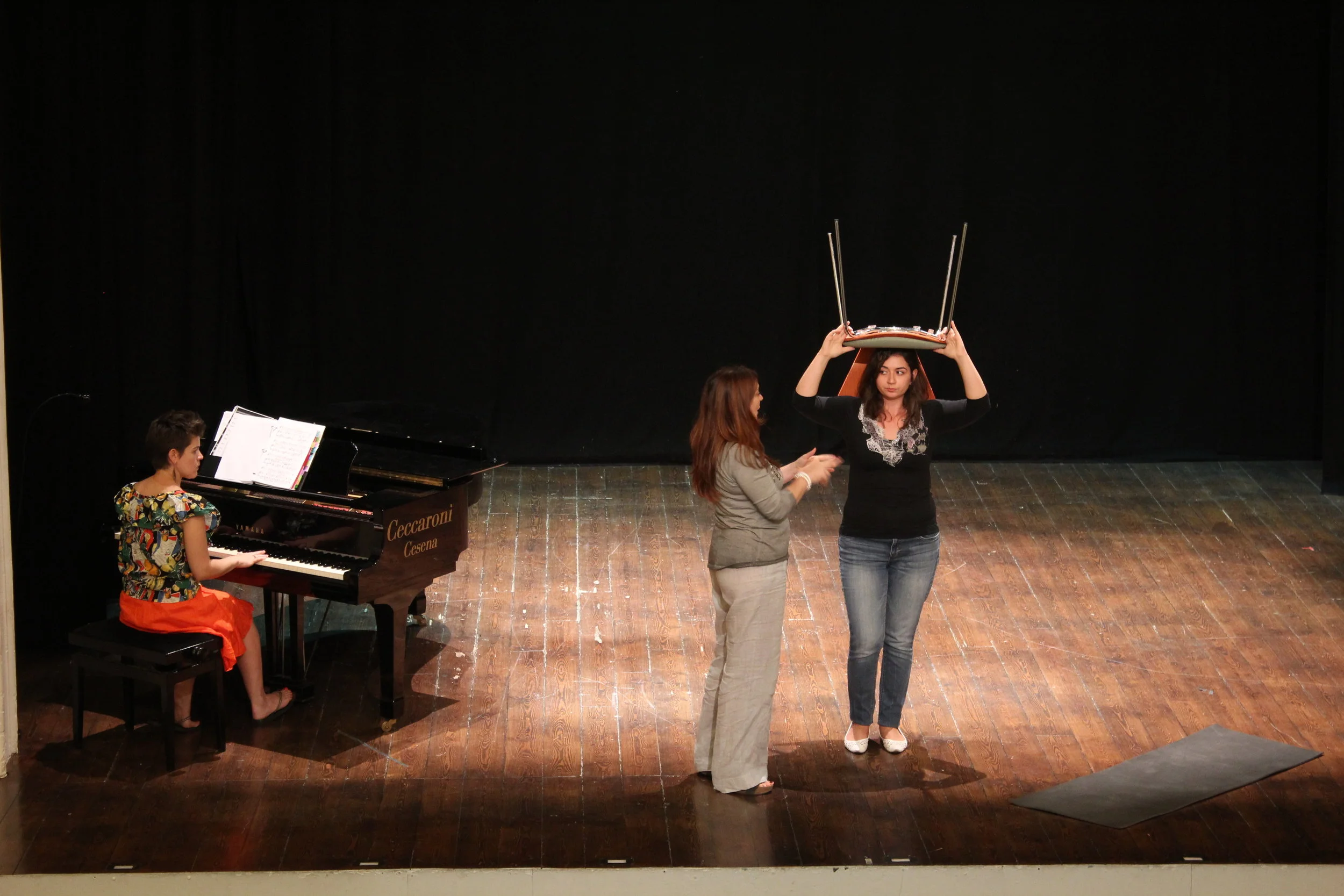  Masterclass with Donata D'Annunzio Lombardi, 2017  Teatro Sociale, Novafeltria, Italy 
