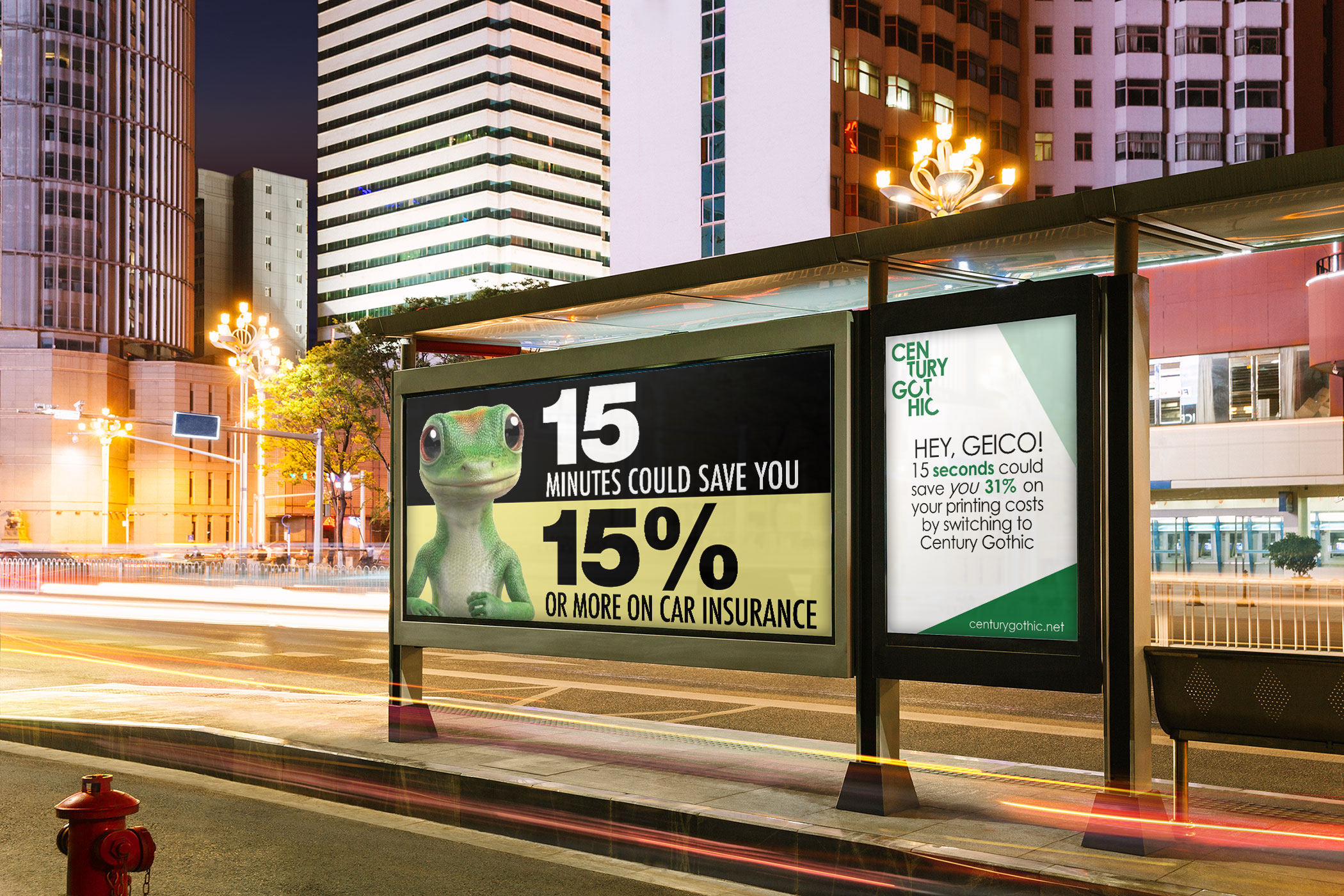 I always thought that gecko was annoying.