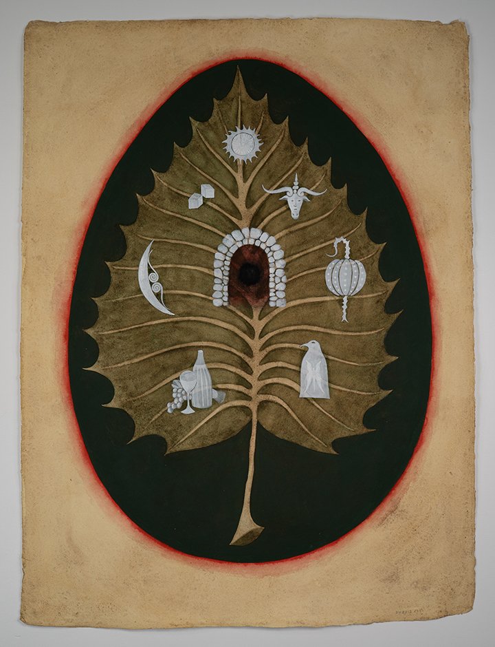 Garden of Taurus. 22"w x 30"h. Ink, gouache, watercolor, and graphite on handmade cotton rag.