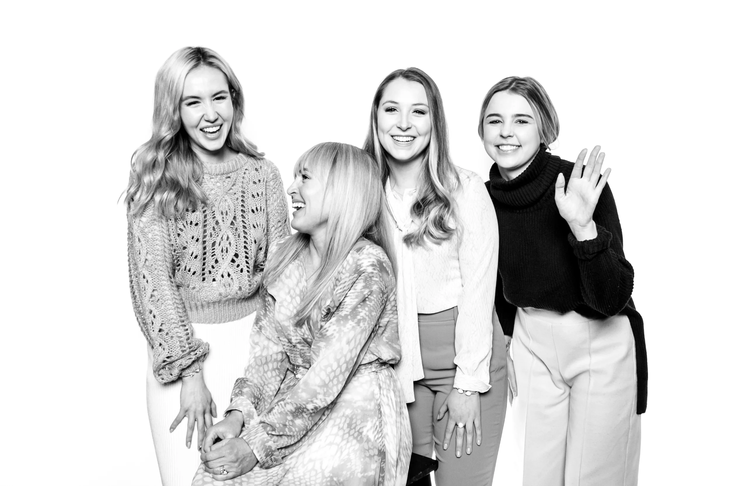 The talented ladies of Always Sunny Design, lookin’ fresh in black and white.