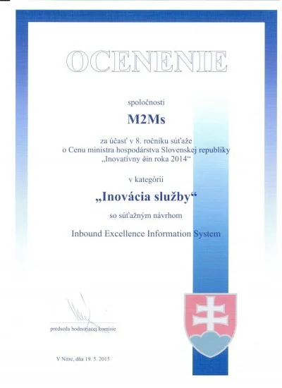 We took part in a competition for the Act of the year 2014