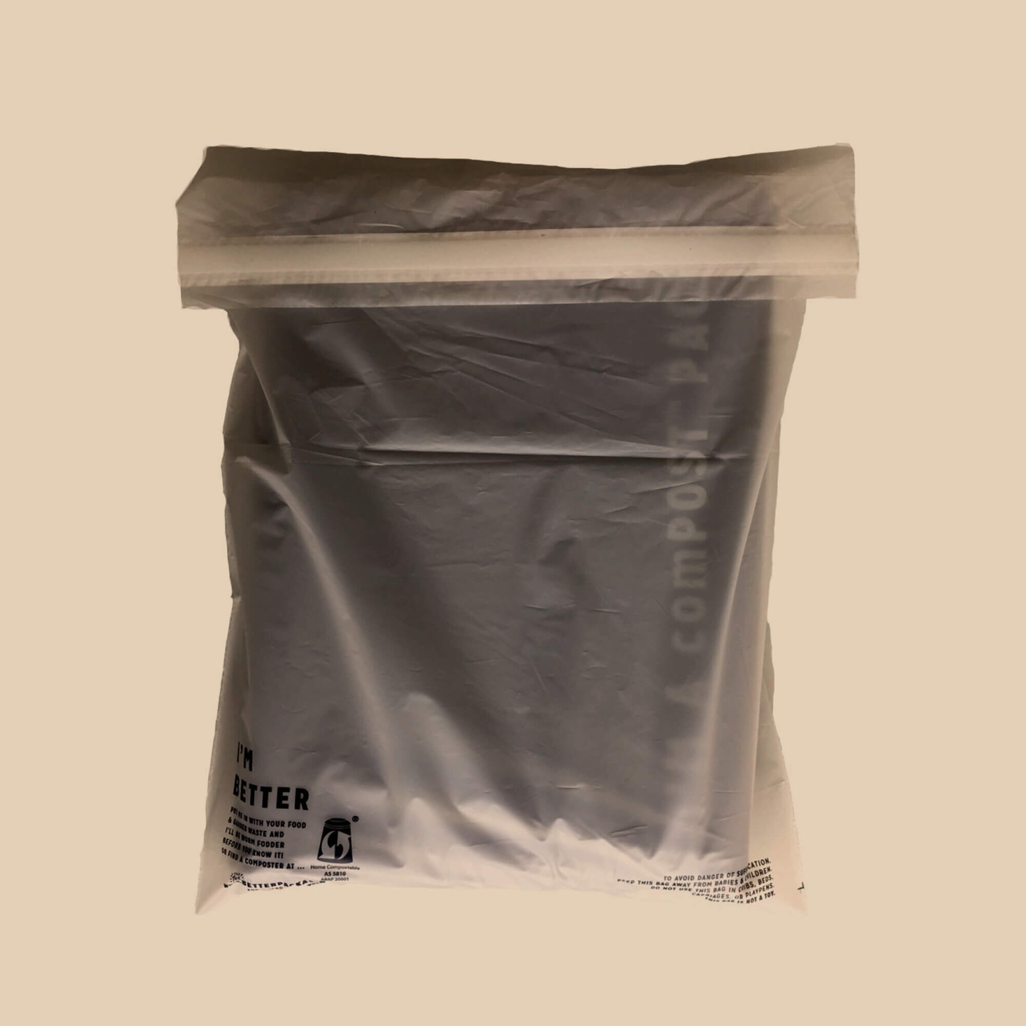 Compostable Garment Bag for Fashion Packaging