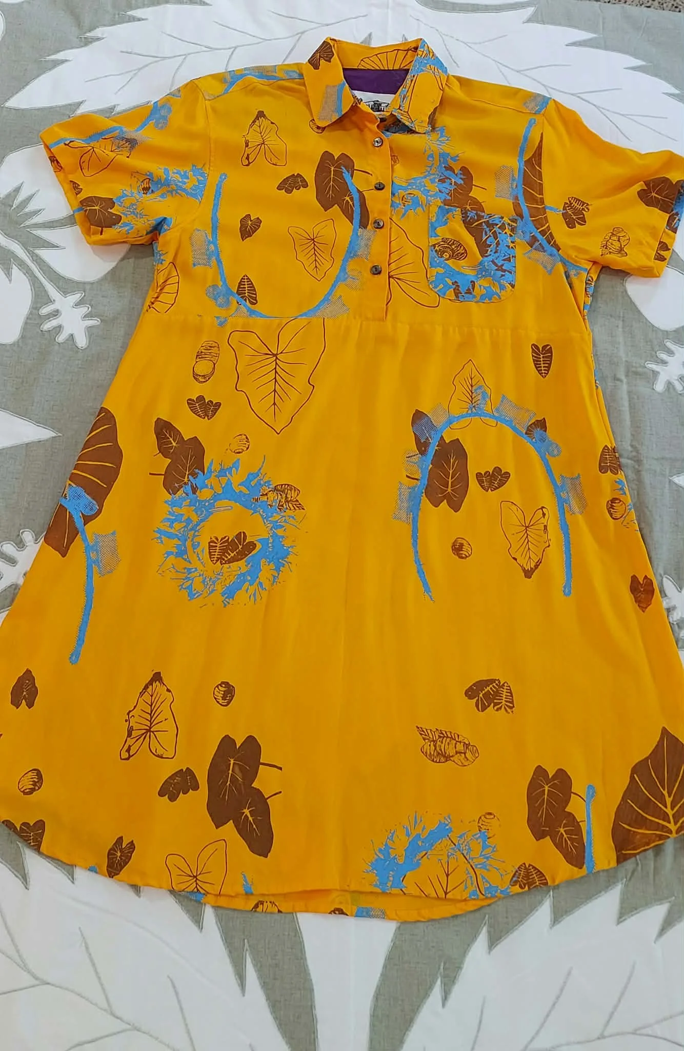 Sabati: Orange Markete shirtdress womens