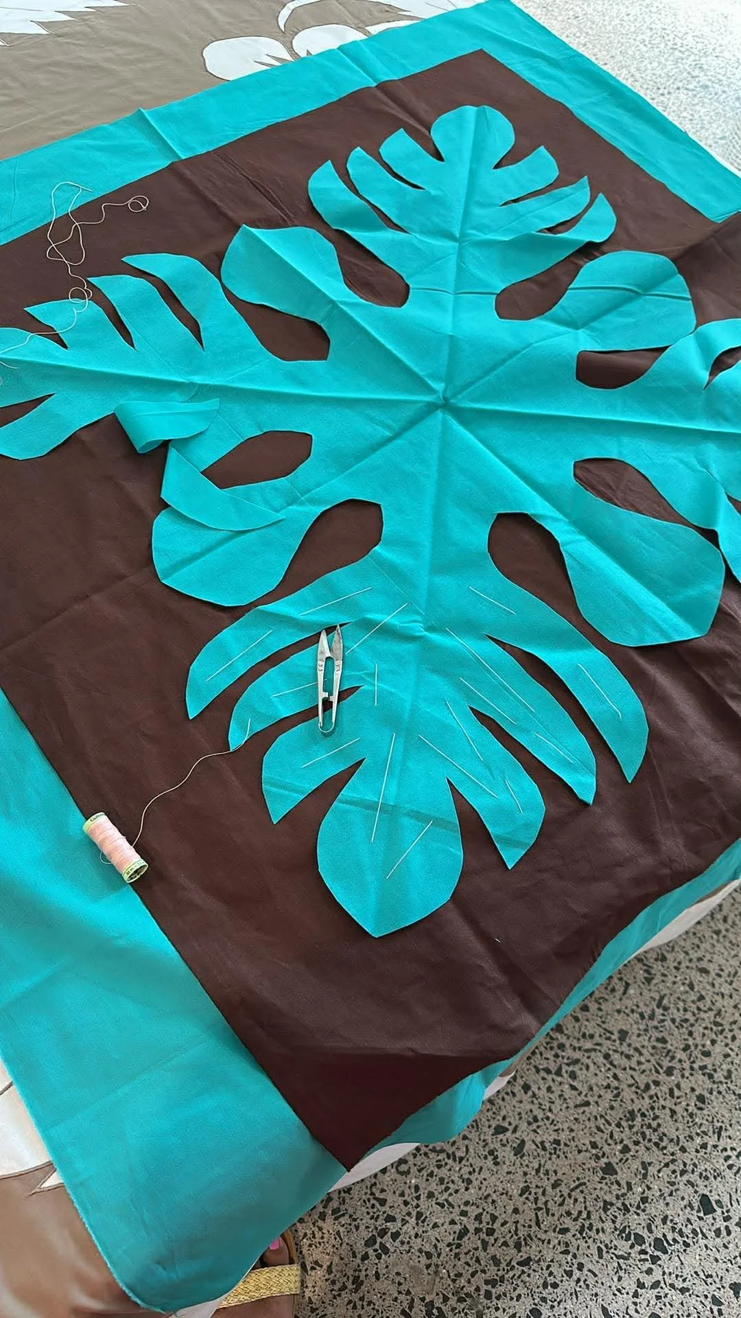 Sew your own intermediate wall hanging or baby cot cover