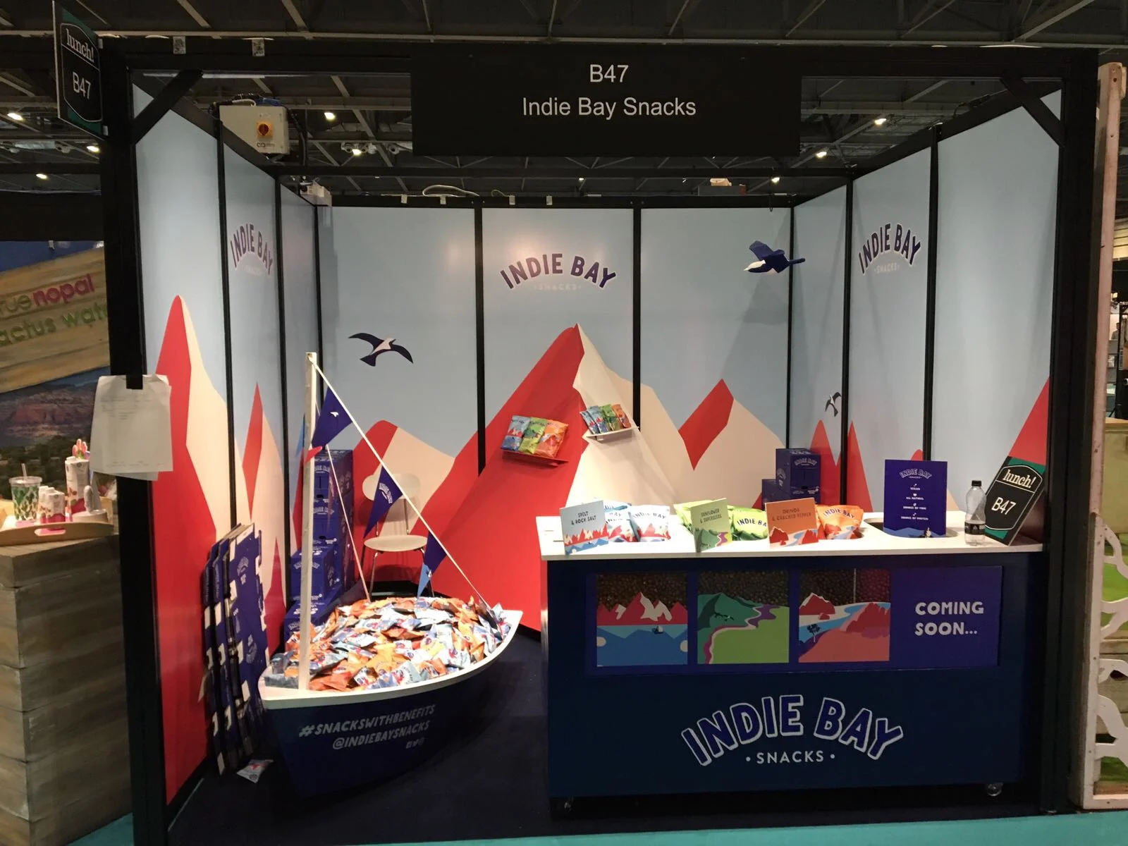 Quirky Group’s Stand for Indie Bay Stuns at Lunch! Show New Snack Brand's First Trade Show Goes Down a Treat