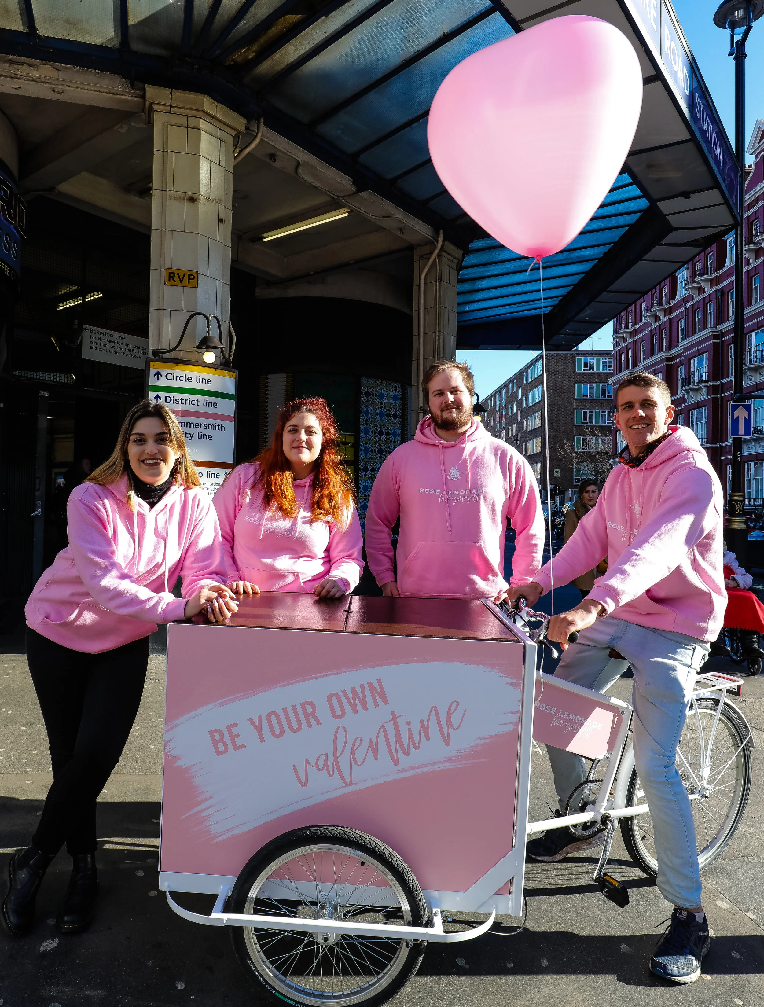 Quirky Group Brand Ambassadors Spread Message of Self Love with Thousands of Cans of Fentimans Rose Lemonade