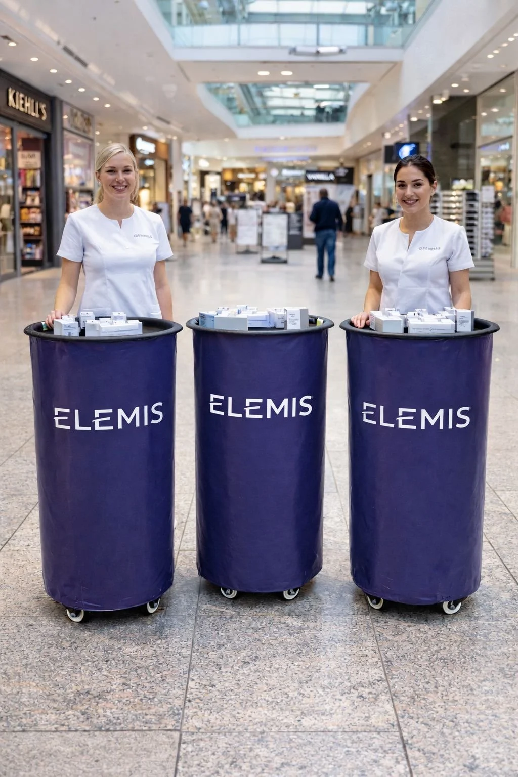 Quirky Group Sampling Bin Hire - Elemis